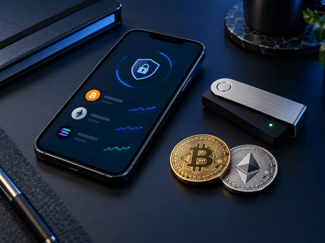 A secure cryptocurrency wallet and hardware wallet